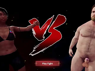 Ethan vs. Dela II (Naked Fighter 3D)