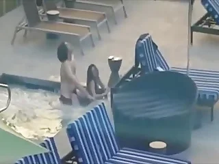 Man Fucking Close to a Stranger Almost Caught by His Wife